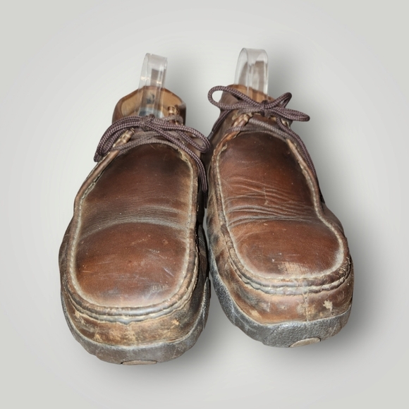 Twisted X mens mdmw001 brown leather Moccasins boots size 10 - Picture 5 of 15